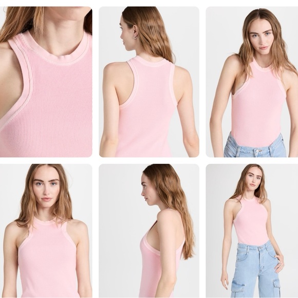 Marissa Webb Stretch Waffle Knit Tank - Picture 6 of 6